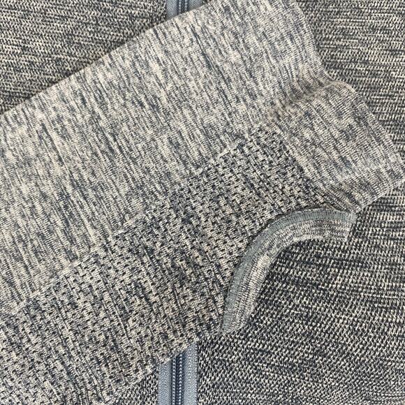 RBX 1/4 Zip Pullover Top Blue Heathered Athletic Long Sleeve Seamless Mens Small - Picture 6 of 11